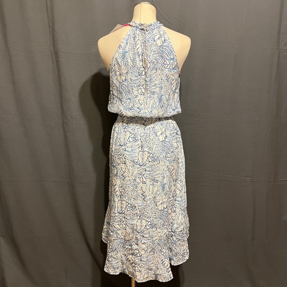 Parker Women's Halter Tiered Kyra Dress Botanica Dots - Picture 2 of 5